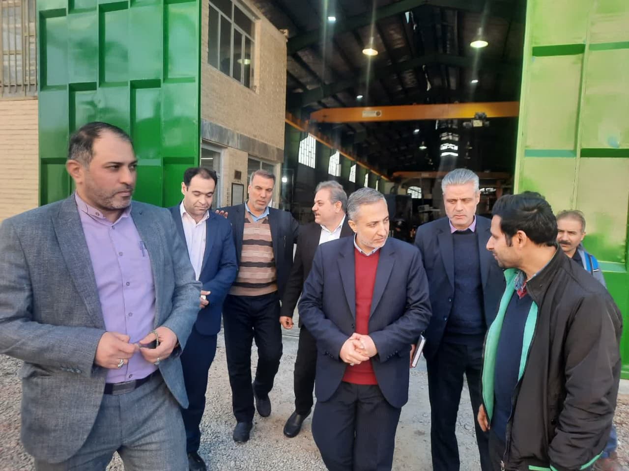 بازدید سرپرست فرمانداری ویژه شهرستان نجف آباد از شرکت دانش پرتو نقش جهان